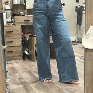 Judy Blue Wide Leg Jeans in Classic Blue